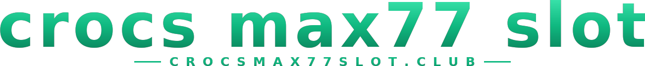 crocs max77 slot logo